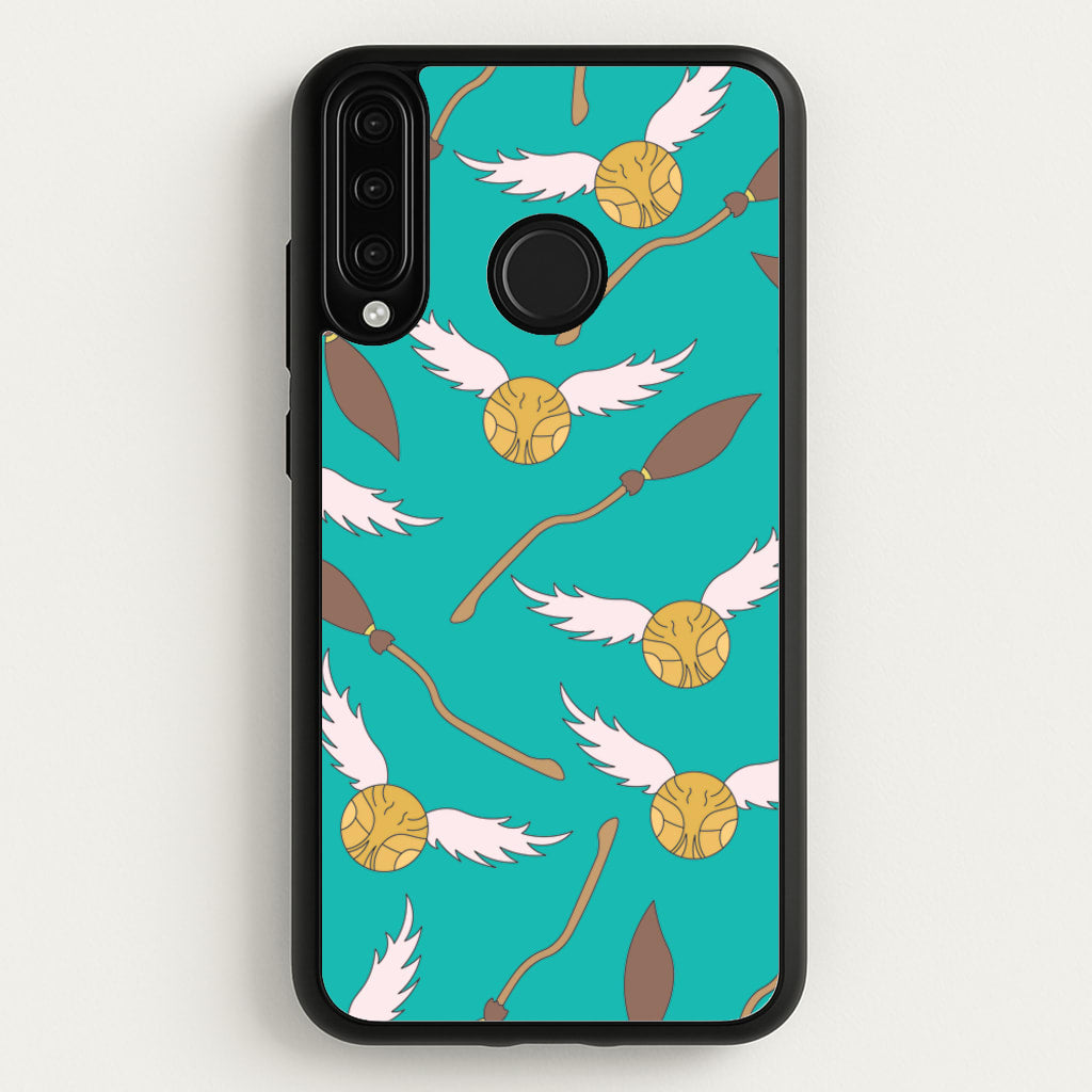 Quidditch Pattern - Harry Potter - Harry Potter Phone Case for Huawei P30 Lite