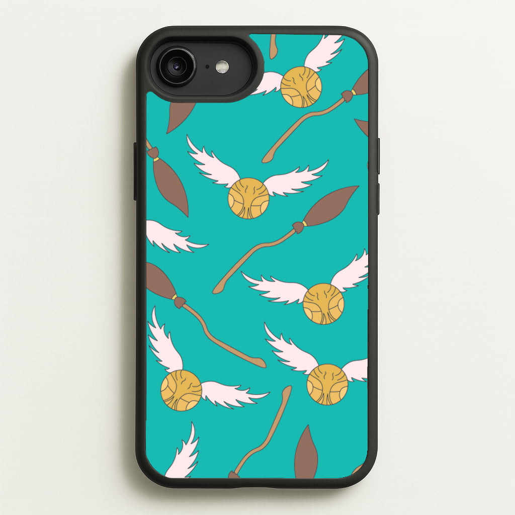 Quidditch Pattern - Harry Potter - Harry Potter Phone Case for iPhone 6 Plus / 7 Plus / 8 Plus