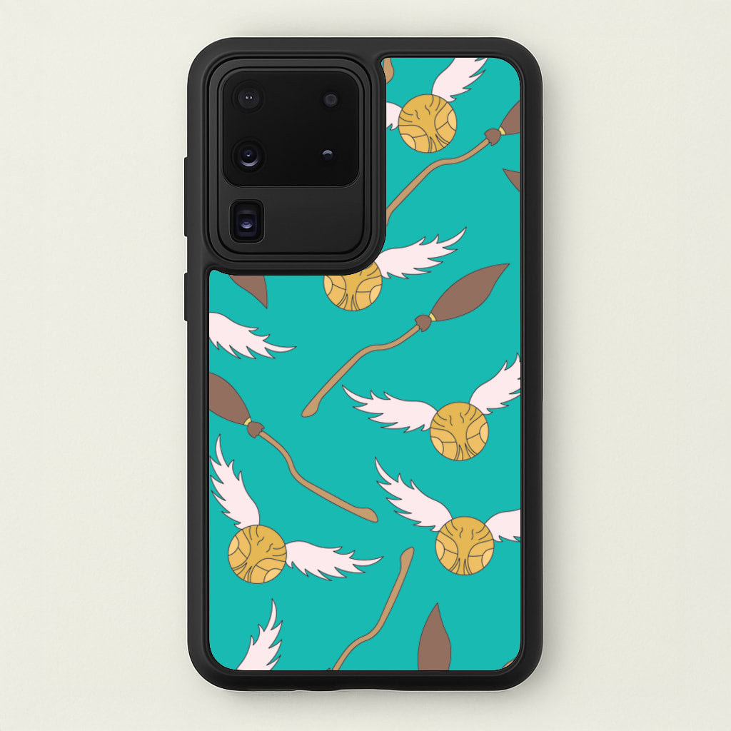 Quidditch Pattern - Harry Potter - Harry Potter Phone Case for Galaxy S20 Ultra