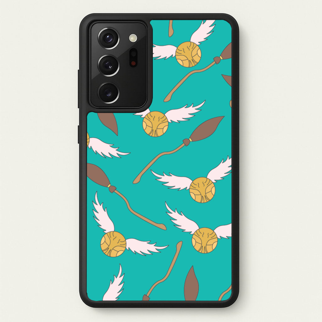 Quidditch Pattern - Harry Potter - Harry Potter Phone Case for Galaxy Note 20 Ultra