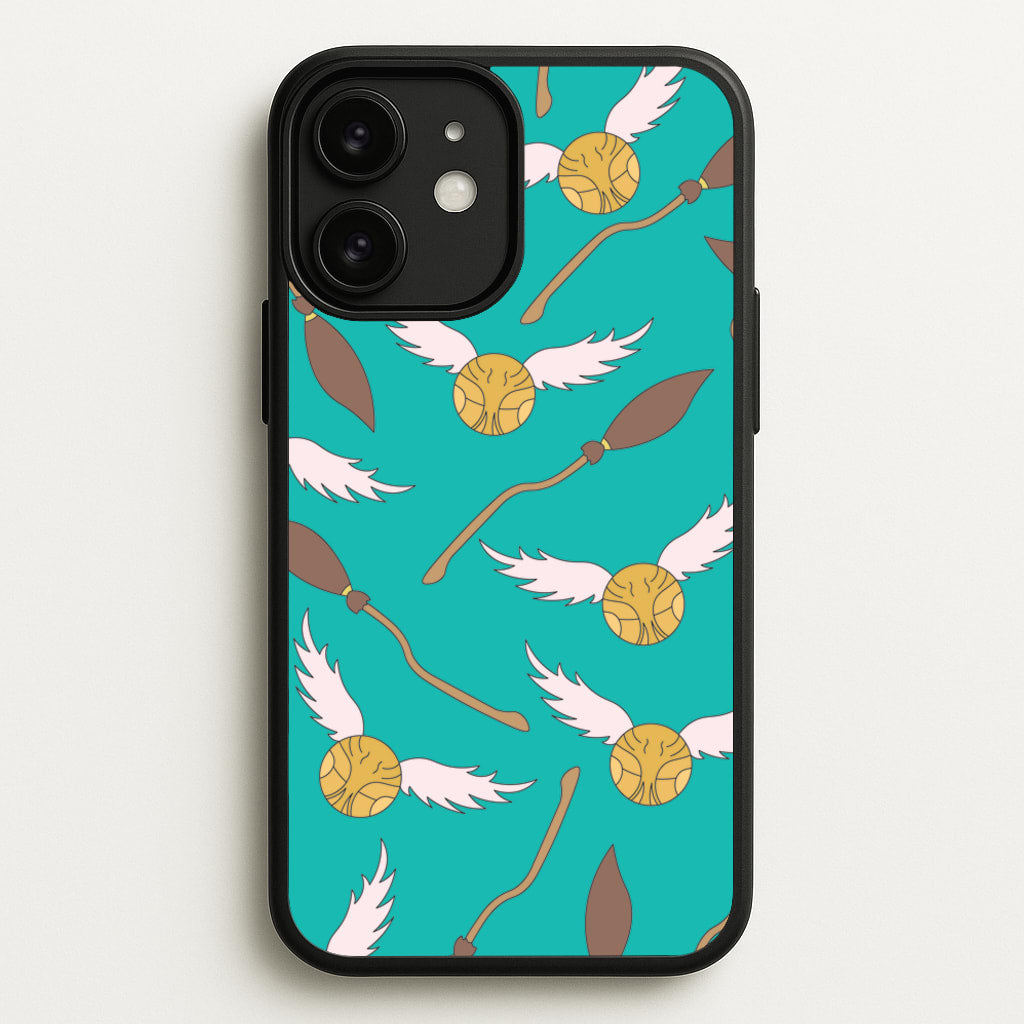 Quidditch Pattern - Harry Potter - Harry Potter Phone Case for iPhone 11