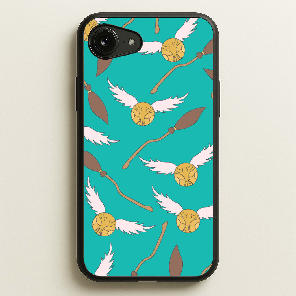Quidditch Pattern - Harry Potter - Harry Potter Phone Case for iPhone 16e