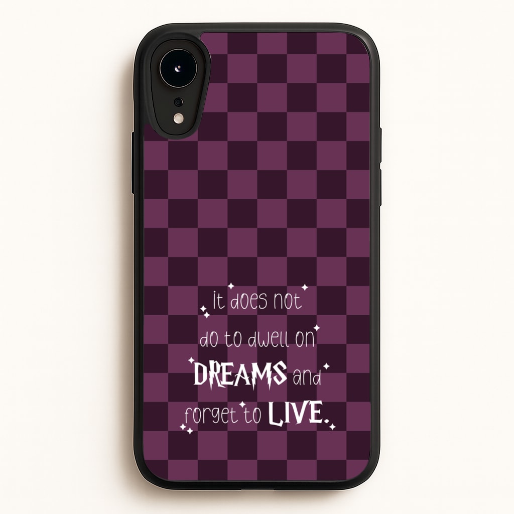 It Does Not To Dwell - Harry Potter Phone Case for iPhone XR