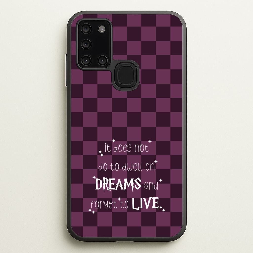 It Does Not To Dwell - Harry Potter Phone Case for Galaxy A21s