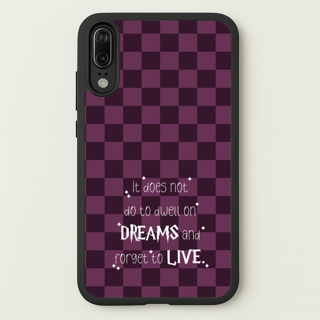 It Does Not To Dwell - Harry Potter Phone Case for Huawei P20