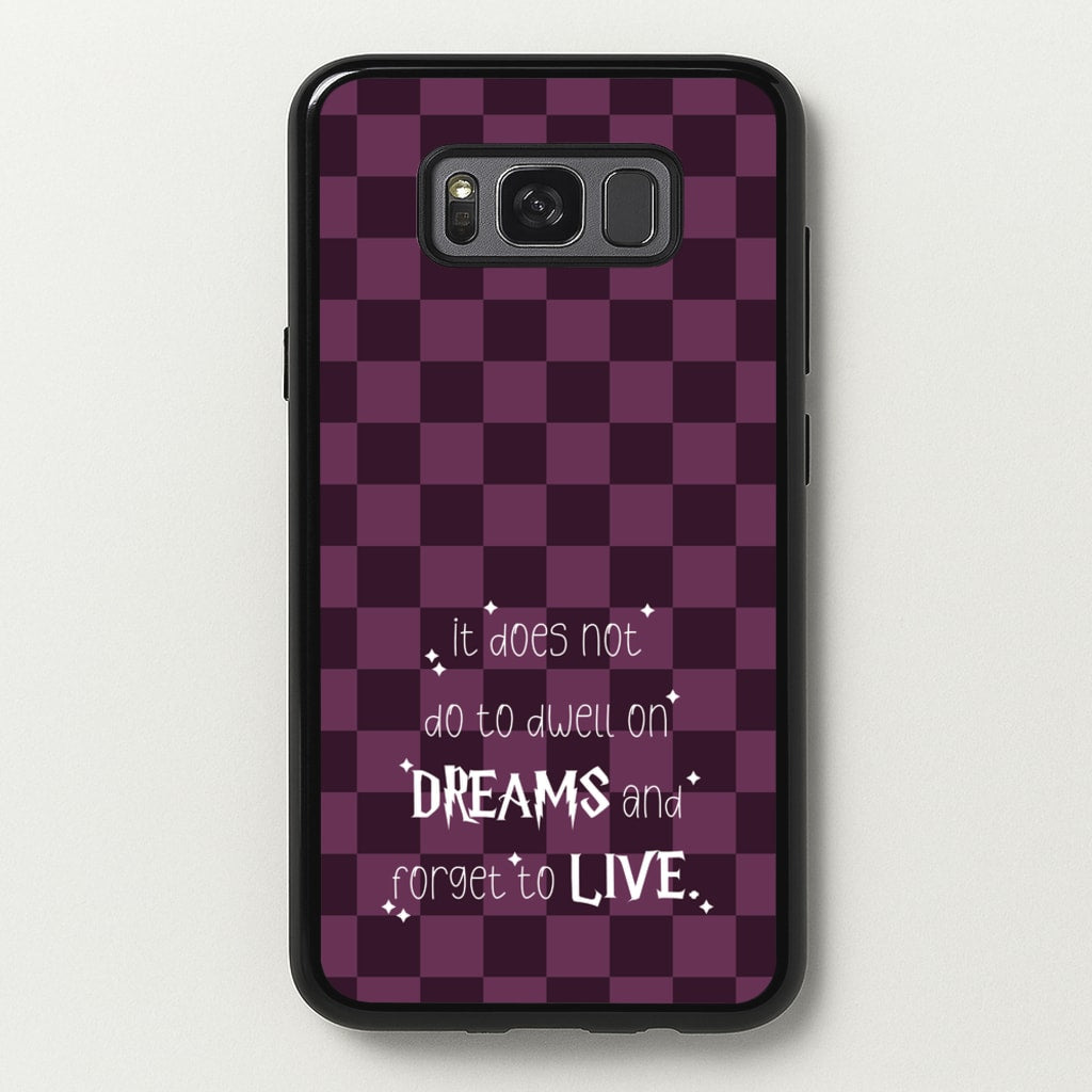 It Does Not To Dwell - Harry Potter Phone Case for Galaxy S8 Plus