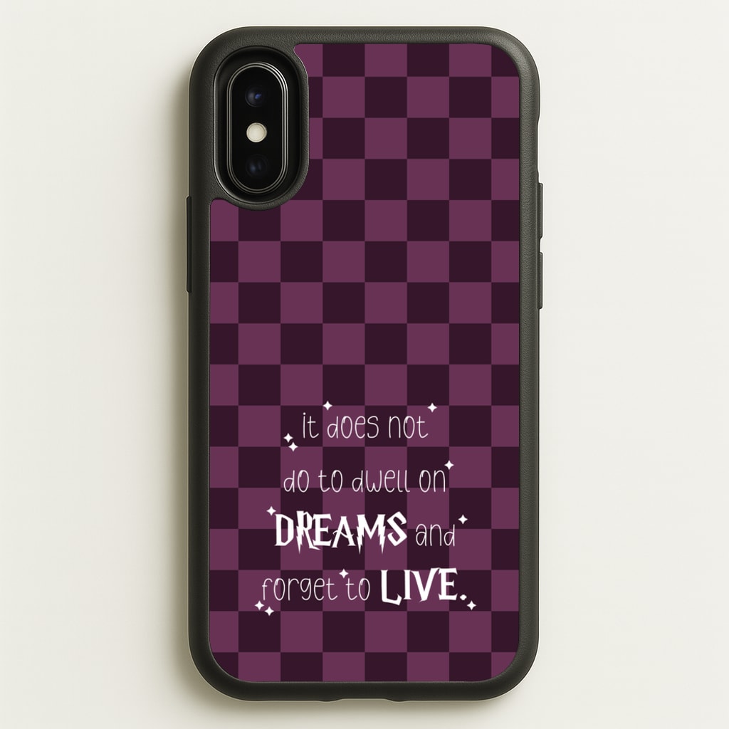 It Does Not To Dwell - Harry Potter Phone Case for iPhone X / XS