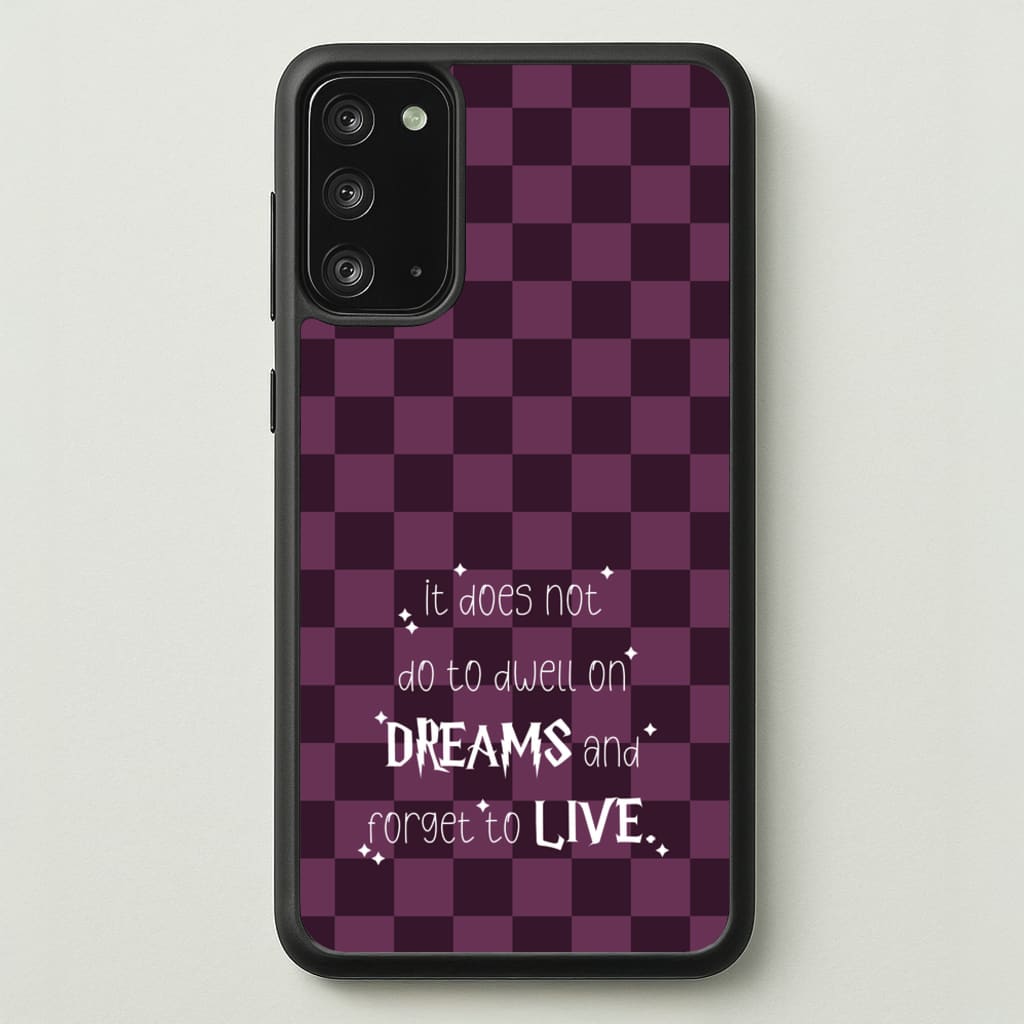 It Does Not To Dwell - Harry Potter Phone Case for Galaxy Note 20