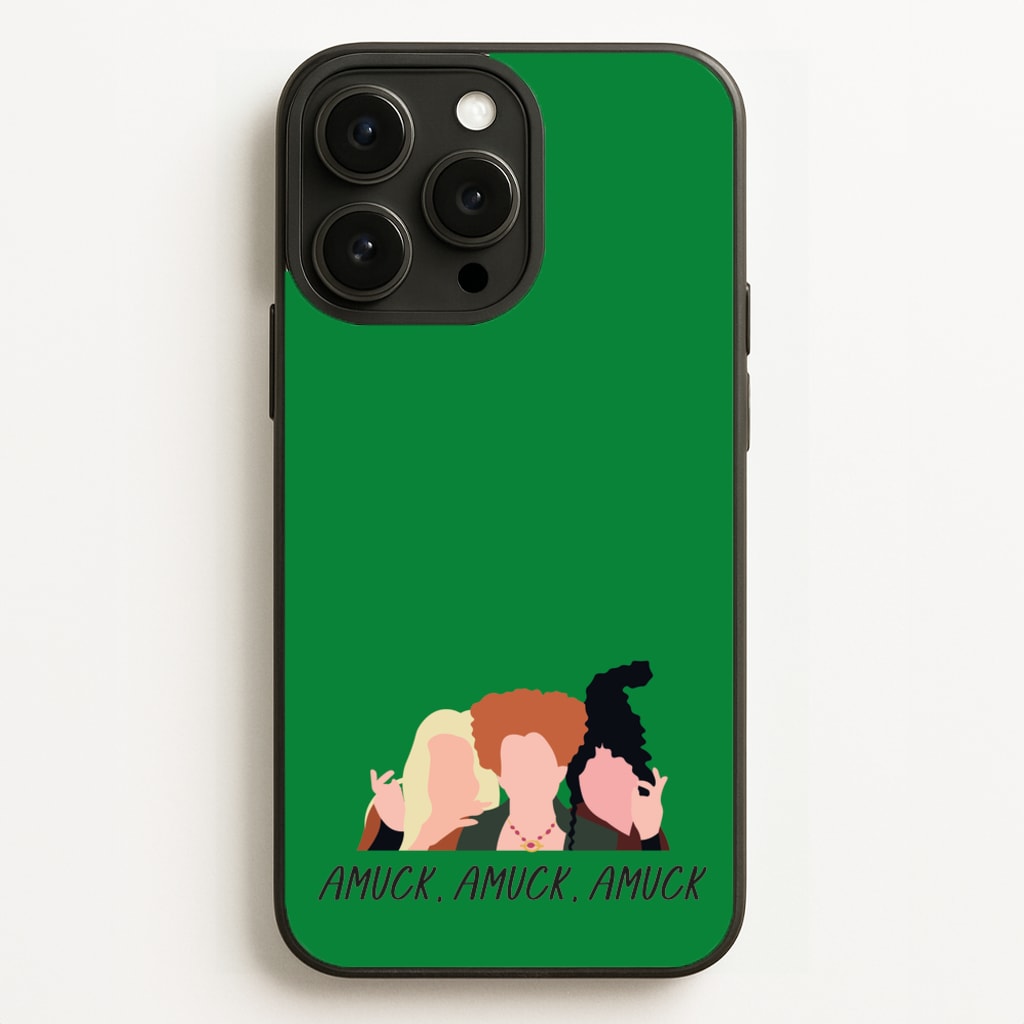 Amuck, Amuck, Amuck - Hocus Halloween - Houcs Pocus Phone Case for iPhone 16 Pro Max