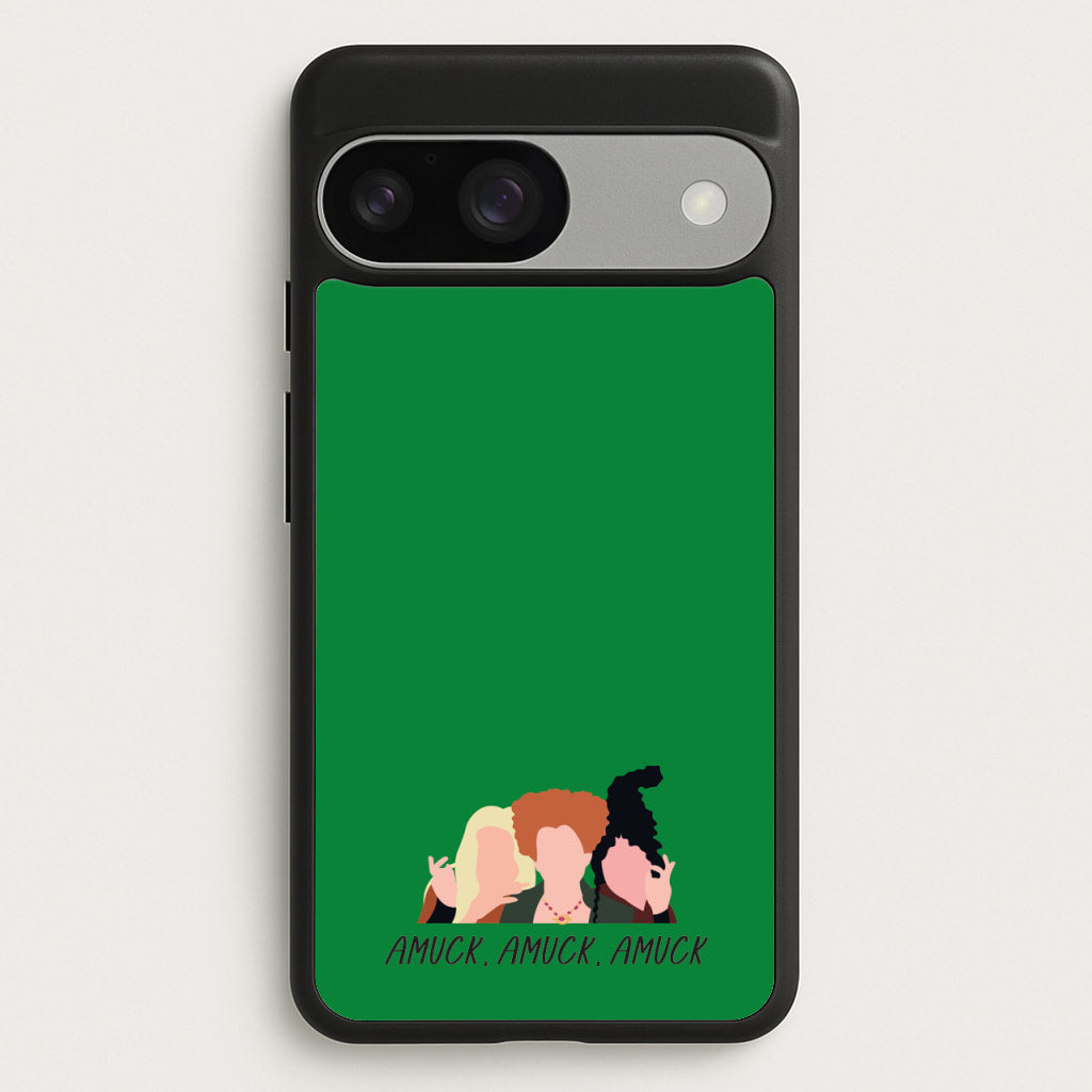 Amuck, Amuck, Amuck - Hocus Halloween - Houcs Pocus Phone Case for Google Pixel 9 / 9 Pro