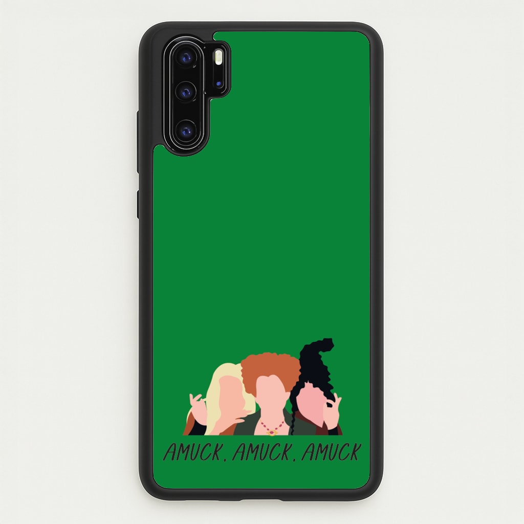 Amuck, Amuck, Amuck - Hocus Halloween - Houcs Pocus Phone Case for Huawei P30 Pro