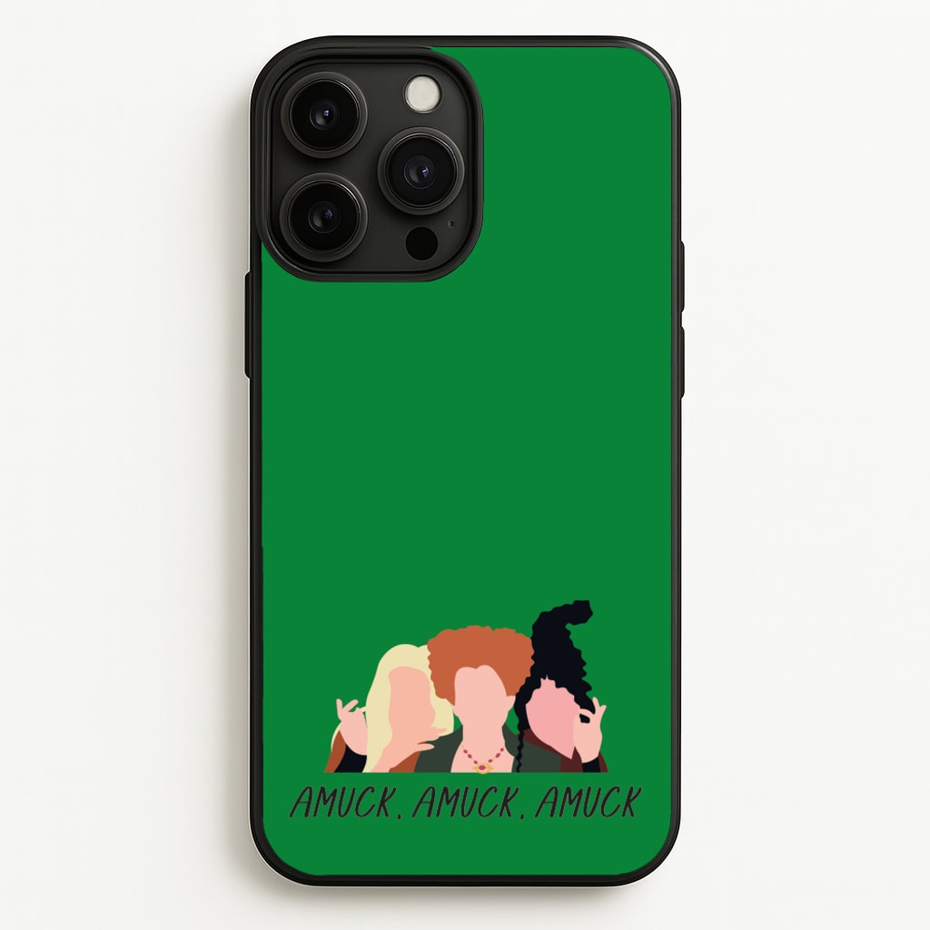 Amuck, Amuck, Amuck - Hocus Halloween - Houcs Pocus Phone Case for iPhone 13 Pro Max
