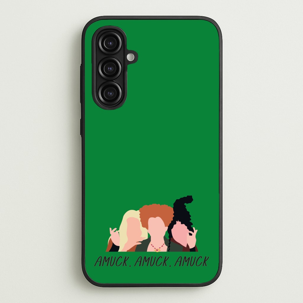 Amuck, Amuck, Amuck - Hocus Halloween - Houcs Pocus Phone Case for Galaxy A16
