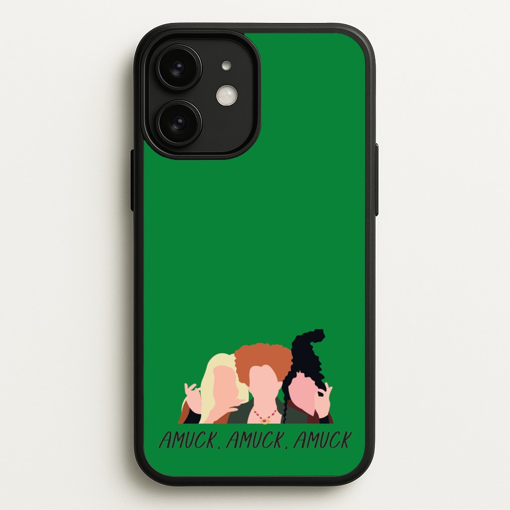 Amuck, Amuck, Amuck - Hocus Halloween - Houcs Pocus Phone Case for iPhone 11