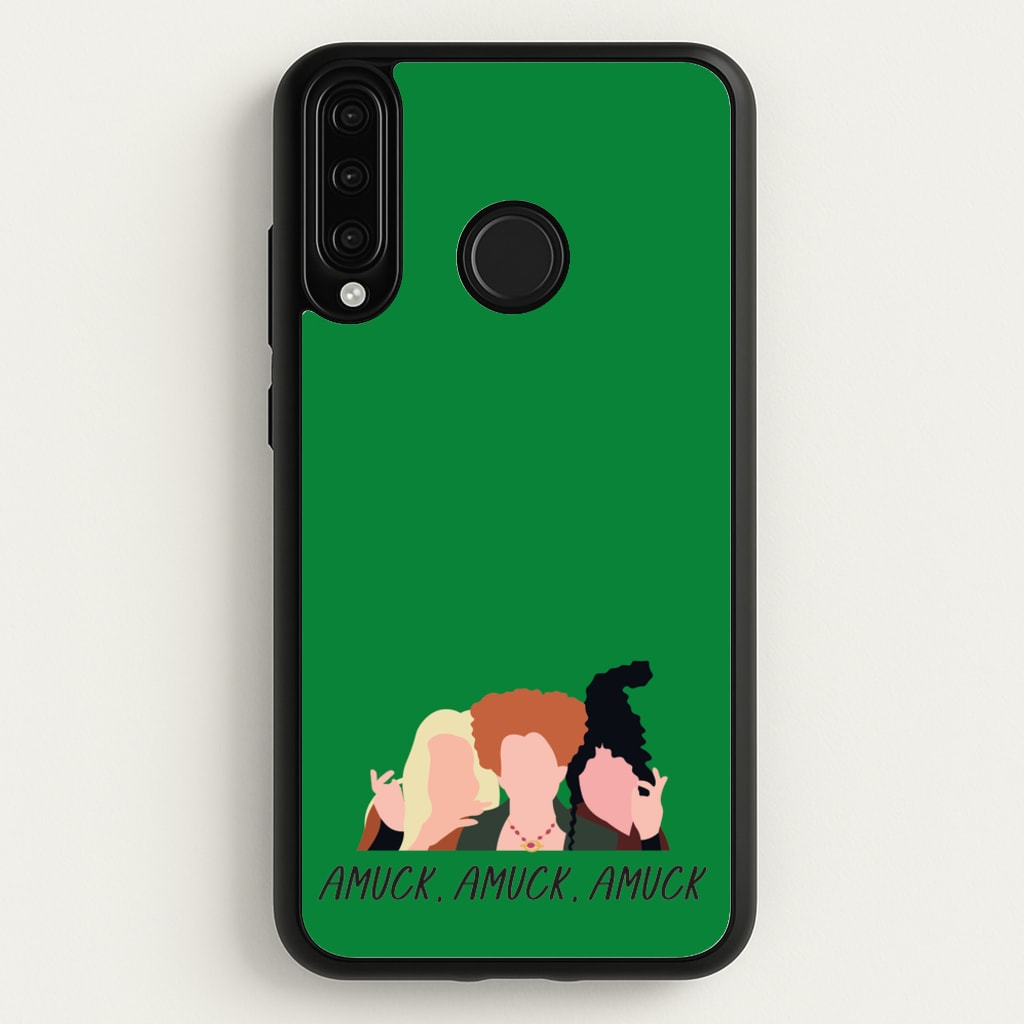 Amuck, Amuck, Amuck - Hocus Halloween - Houcs Pocus Phone Case for Huawei P30 Lite