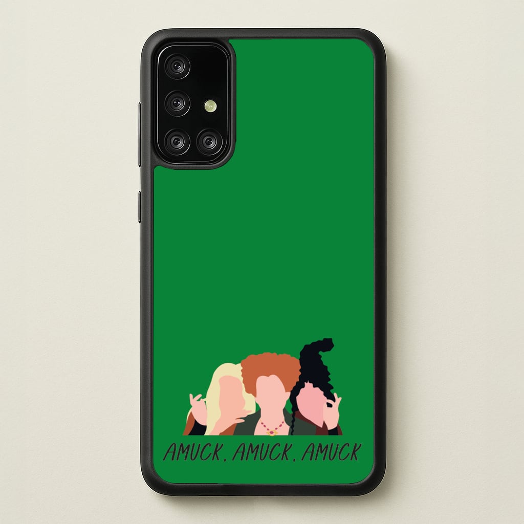 Amuck, Amuck, Amuck - Hocus Halloween - Houcs Pocus Phone Case for Galaxy A71
