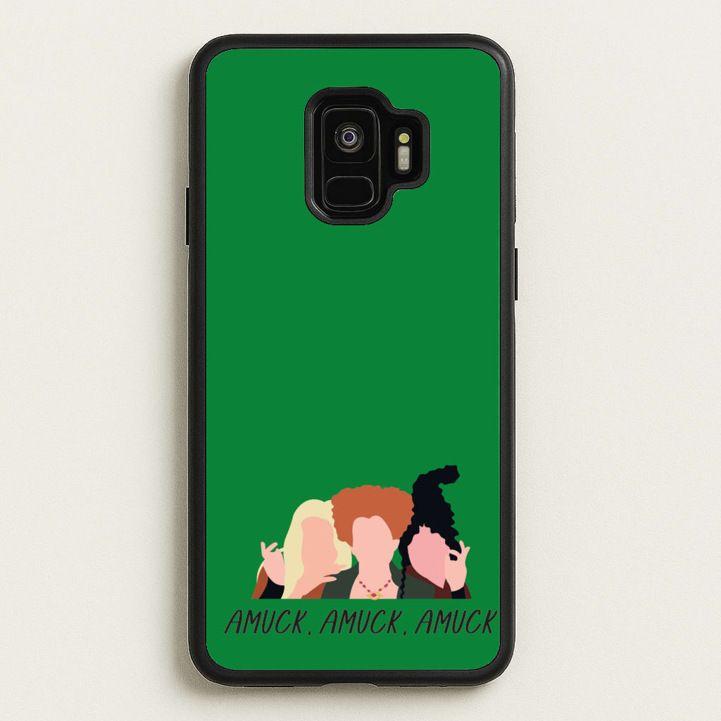 Amuck, Amuck, Amuck - Hocus Halloween - Houcs Pocus Phone Case for Galaxy S9