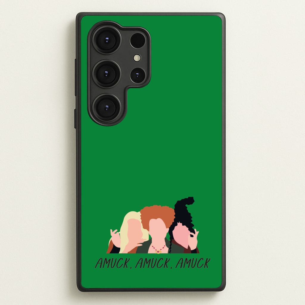 Amuck, Amuck, Amuck - Hocus Halloween - Houcs Pocus Phone Case for Galaxy S25 Ultra