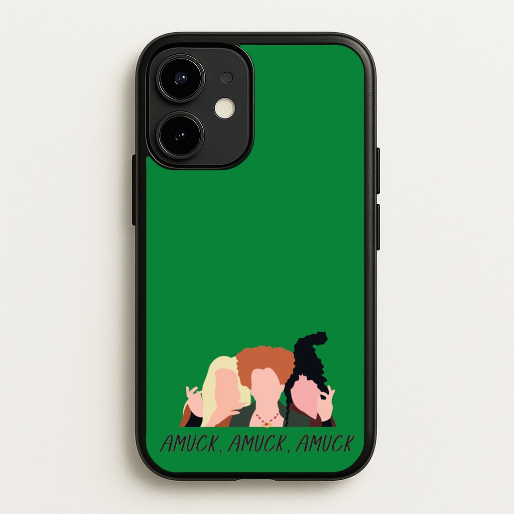 Amuck, Amuck, Amuck - Hocus Halloween - Houcs Pocus Phone Case for iPhone 12 / 12 Pro