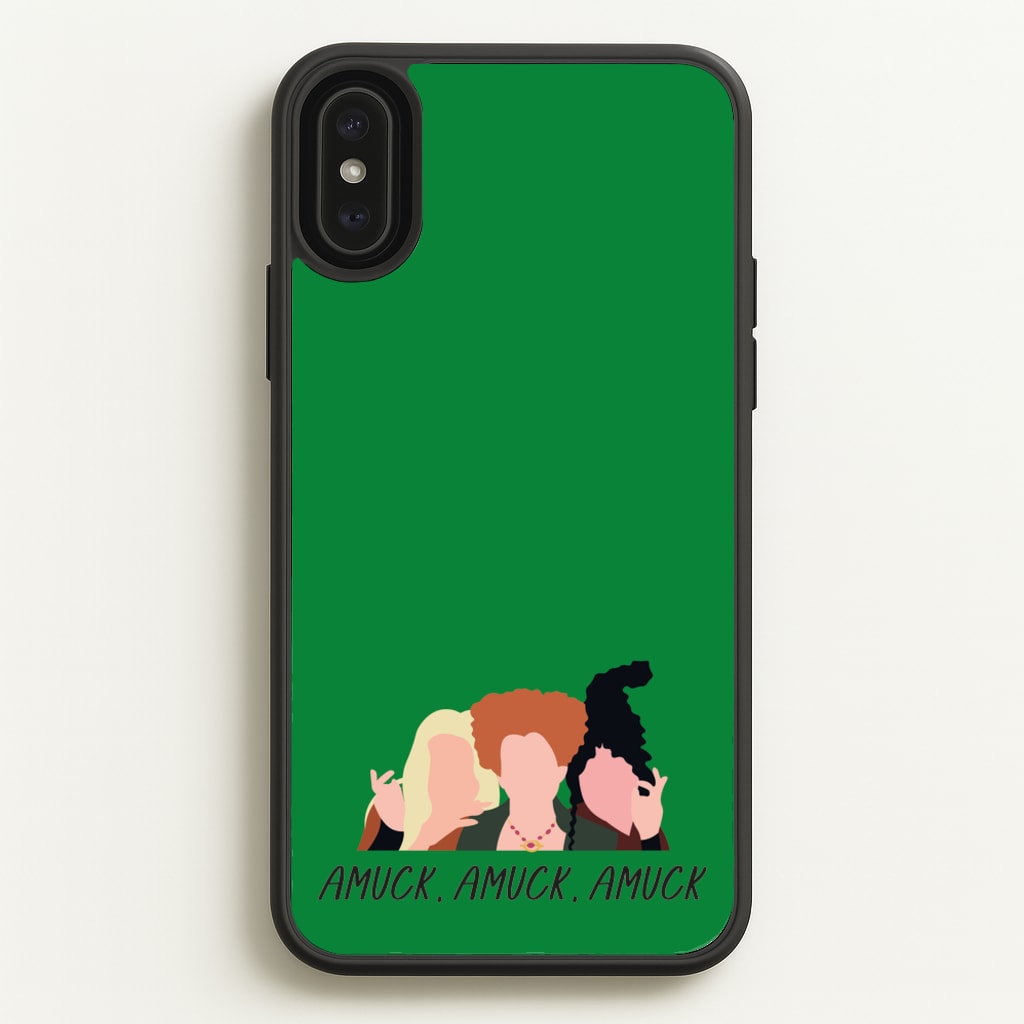 Amuck, Amuck, Amuck - Hocus Halloween - Houcs Pocus Phone Case for iPhone XS Max