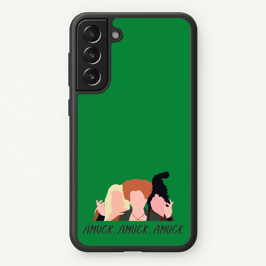 Amuck, Amuck, Amuck - Hocus Halloween - Houcs Pocus Phone Case for Galaxy S22