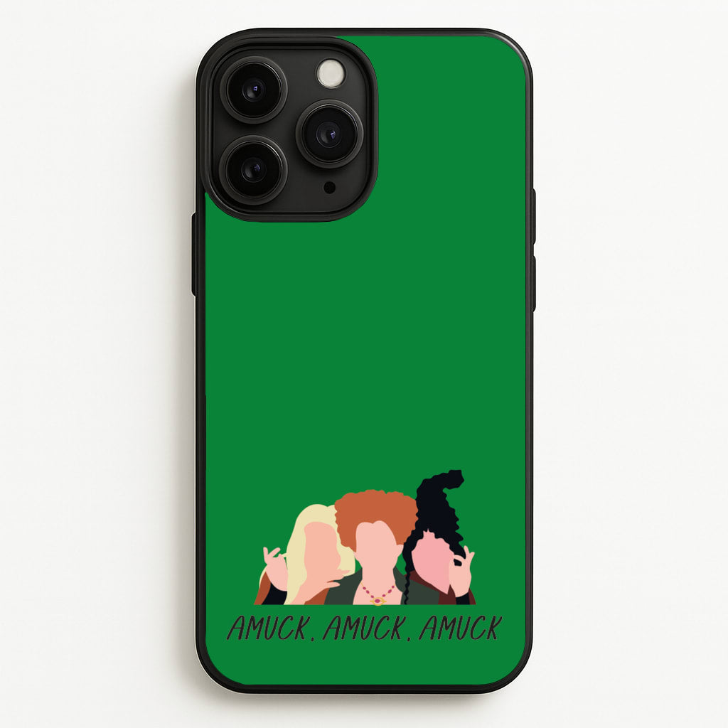 Amuck, Amuck, Amuck - Hocus Halloween - Houcs Pocus Phone Case for iPhone 11 Pro Max