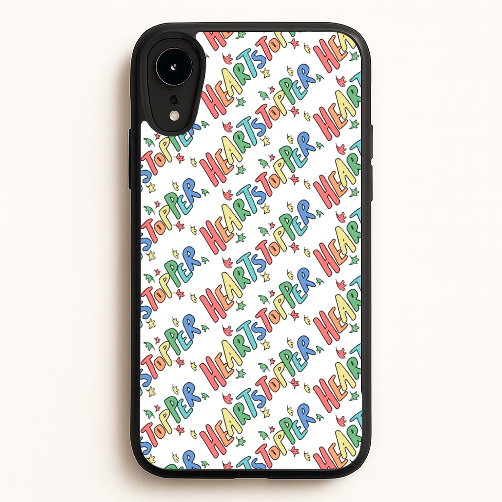 Heart Pattern - Heartstopper Phone Case for iPhone XR