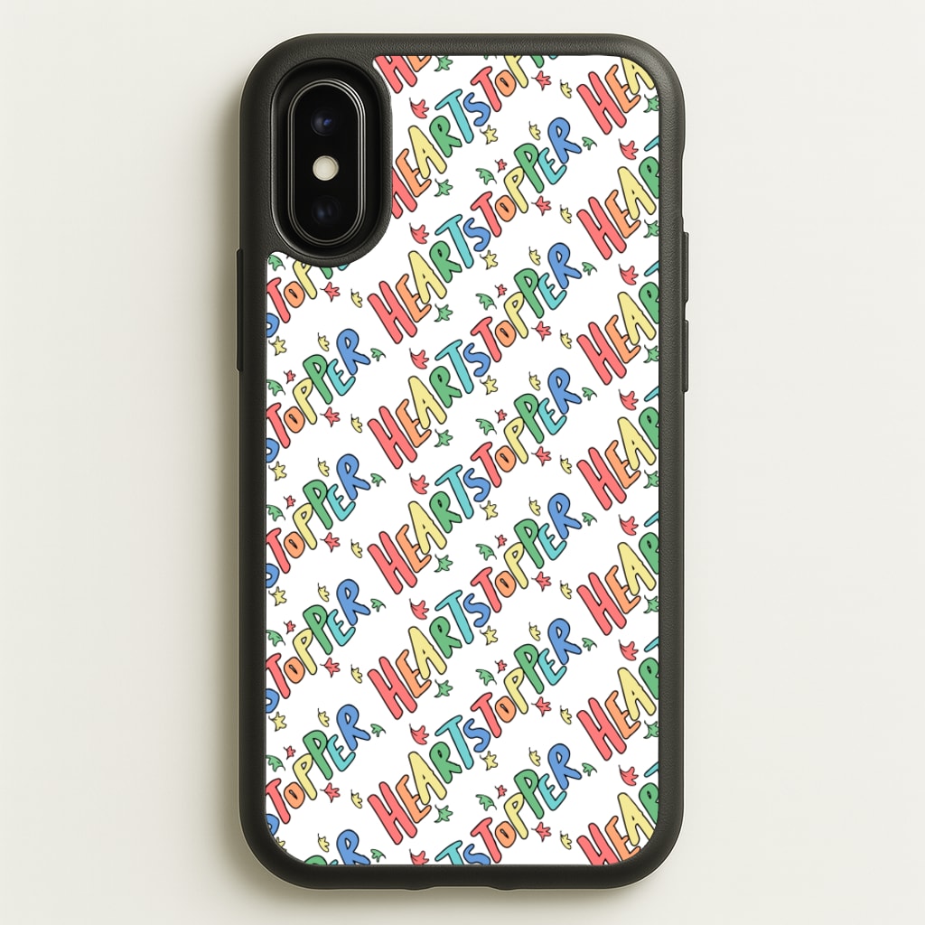 Heart Pattern - Heartstopper Phone Case for iPhone X / XS