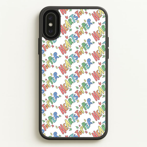 Heart Pattern - Heartstopper Phone Case for iPhone XS Max