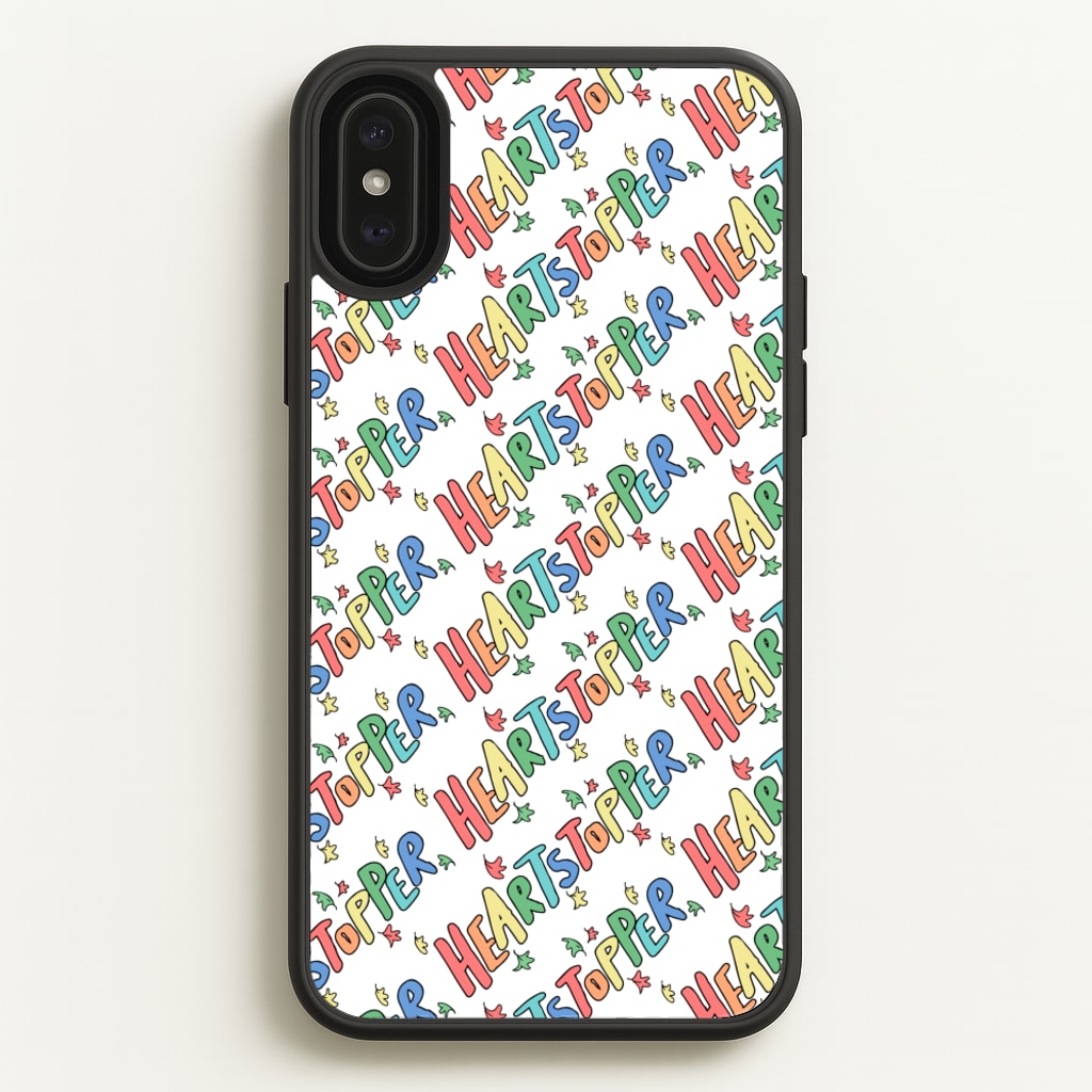 Heart Pattern - Heartstopper Phone Case for iPhone XS Max