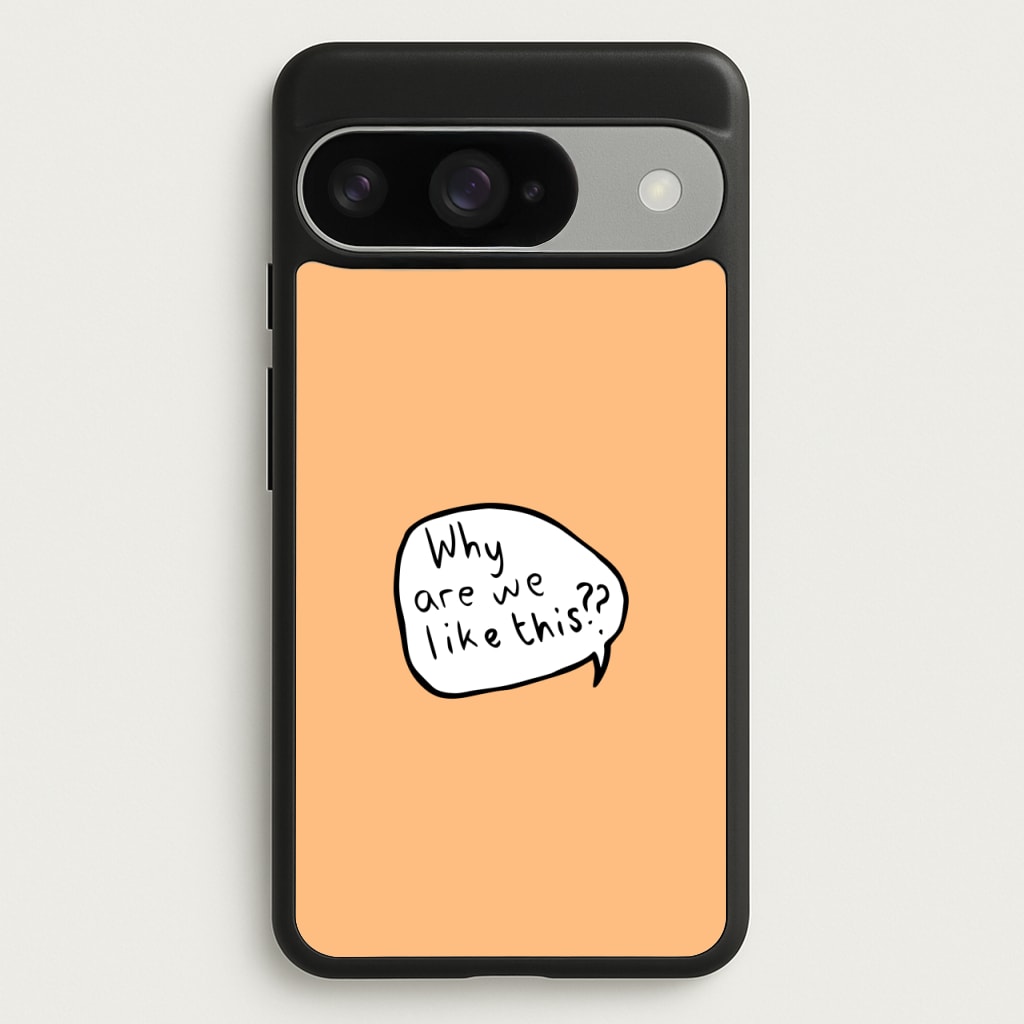 Why Are We Like This - Heart TV Phone Case for Google Pixel 10 / 10 Pro