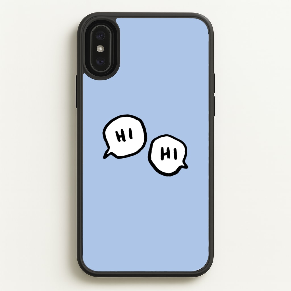 Hi Hi - Heart TV - Heartstopper Phone Case for iPhone XS Max