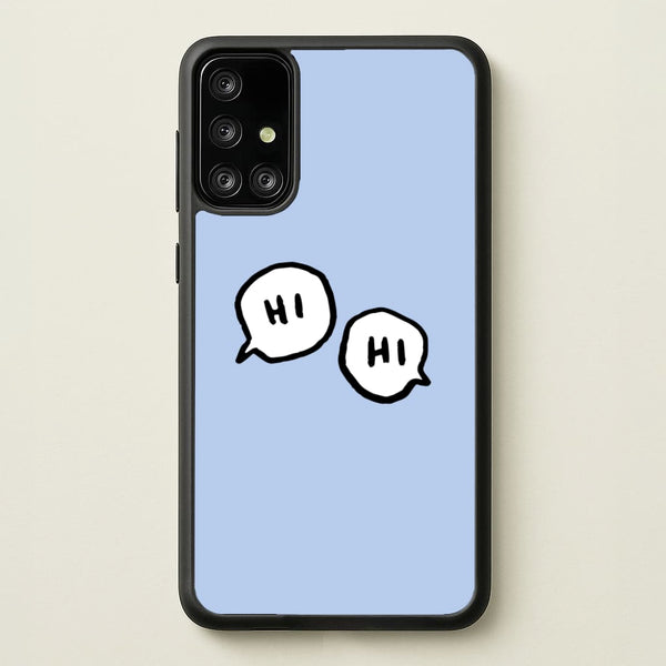 Hi Hi - Heart TV - Heartstopper Phone Case for Galaxy A71