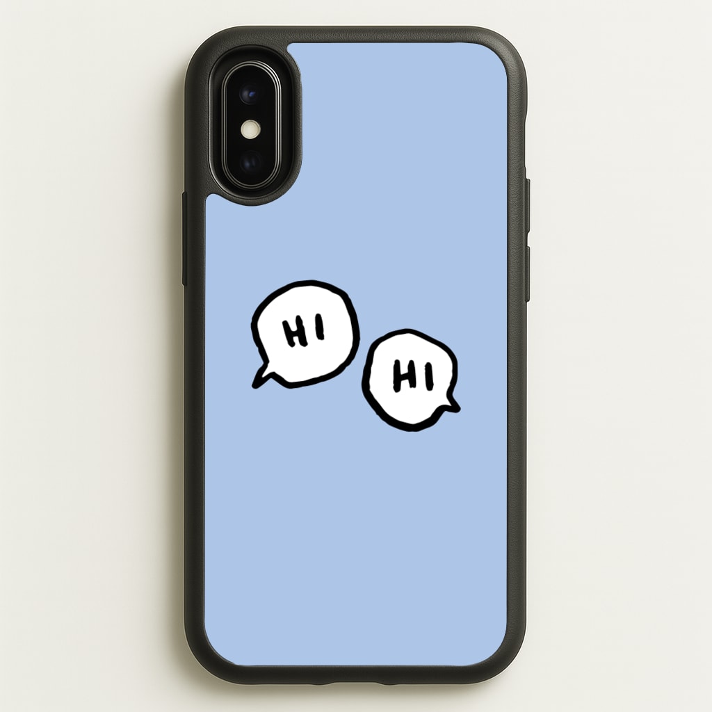 Hi Hi - Heart TV - Heartstopper Phone Case for iPhone X / XS