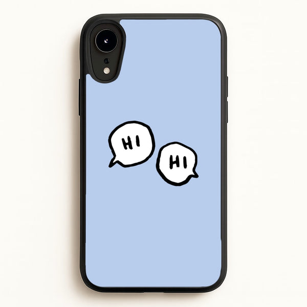 Hi Hi - Heart TV - Heartstopper Phone Case for iPhone XR