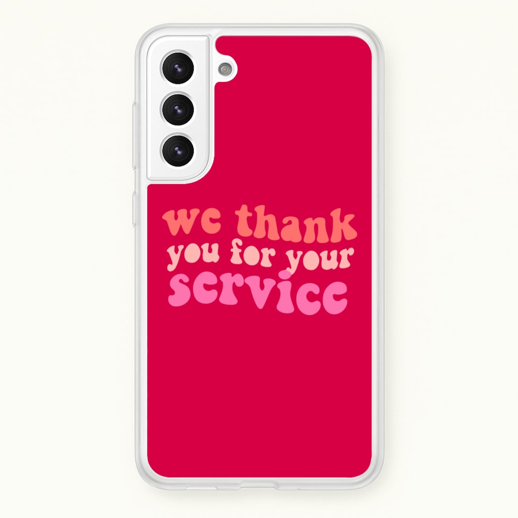 We Thank You For Your Service - Heart TV - Heartstopper Phone Case for Galaxy S22 Plus