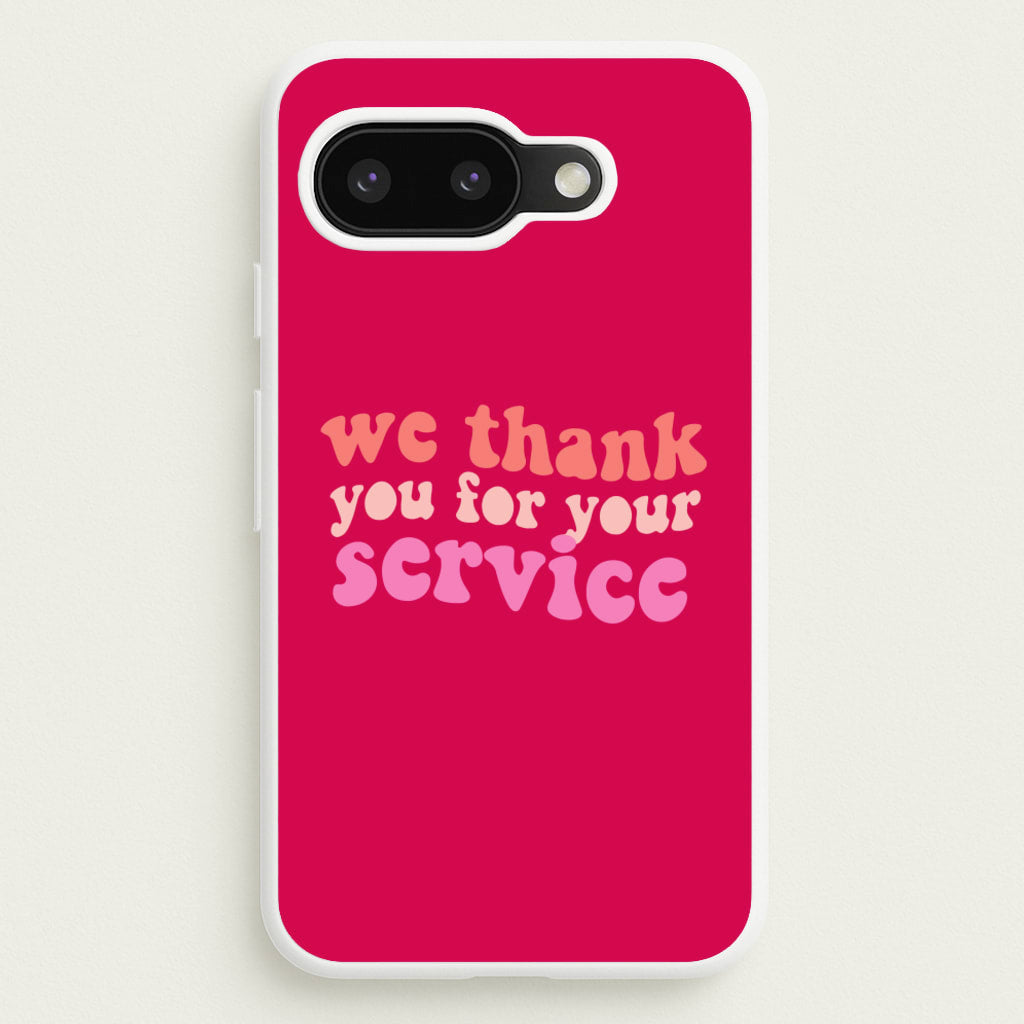 We Thank You For Your Service - Heart TV - Heartstopper Phone Case for Google Pixel 9a