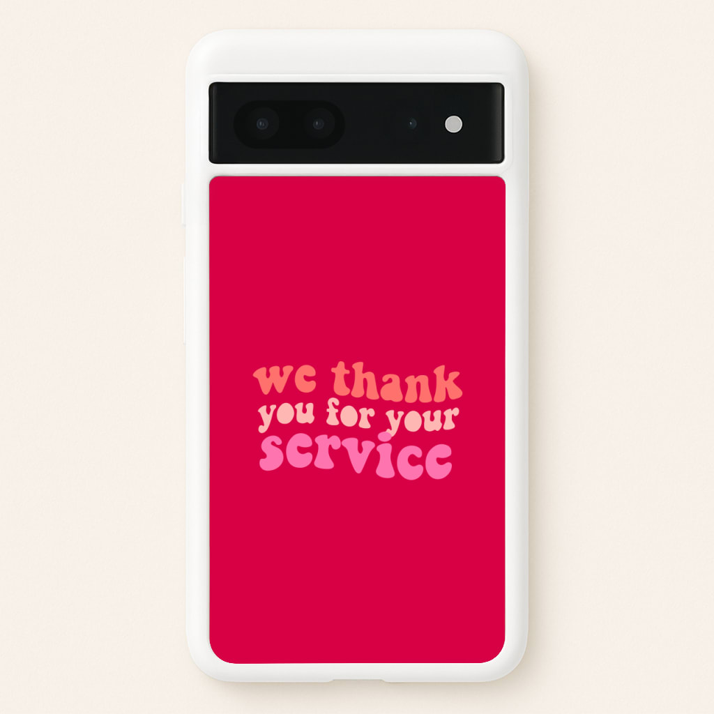 We Thank You For Your Service - Heart TV - Heartstopper Phone Case for Google Pixel 7