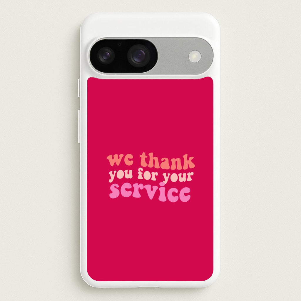 We Thank You For Your Service - Heart TV - Heartstopper Phone Case for Google Pixel 9 / 9 Pro