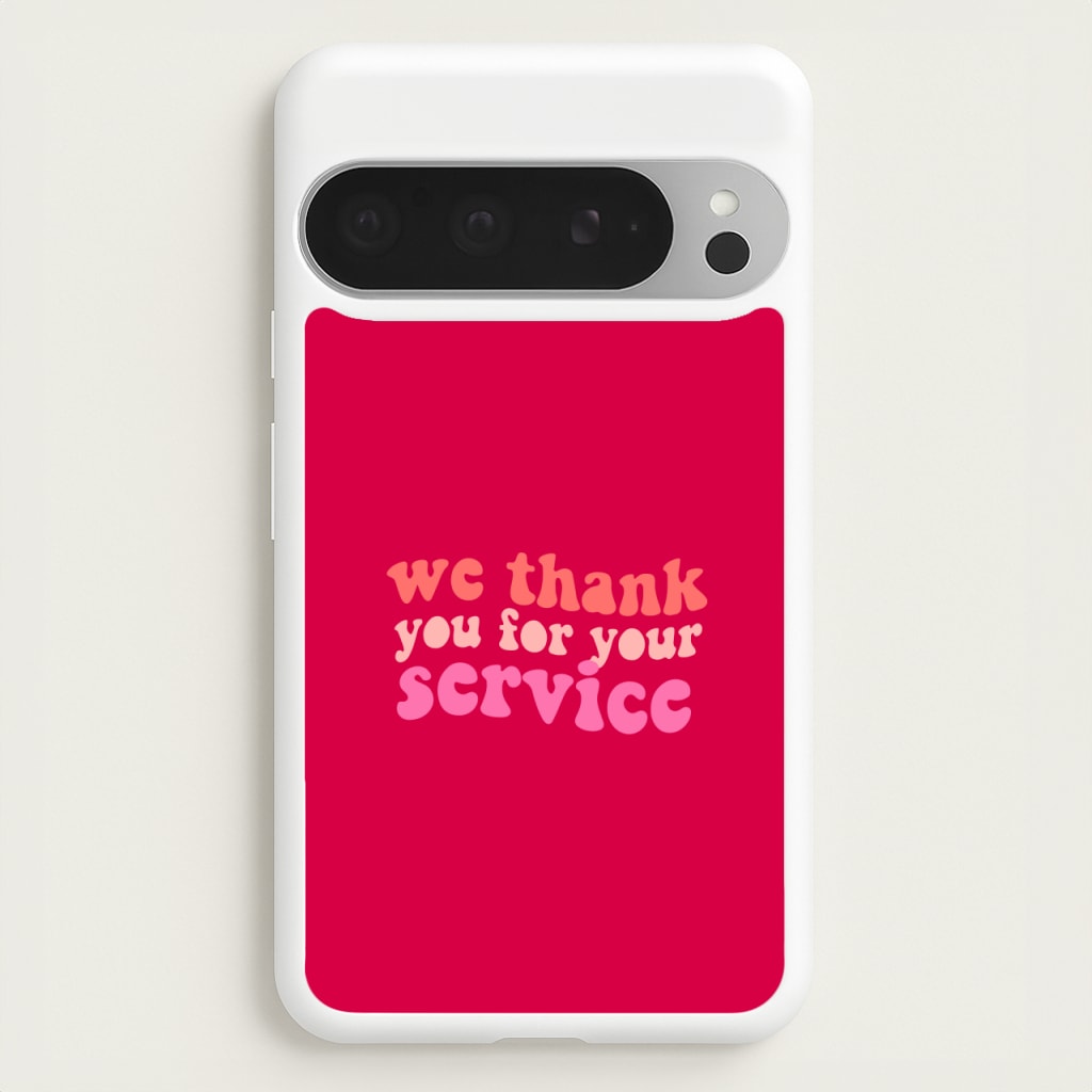 We Thank You For Your Service - Heart TV - Heartstopper Phone Case for Google Pixel 9 Pro XL