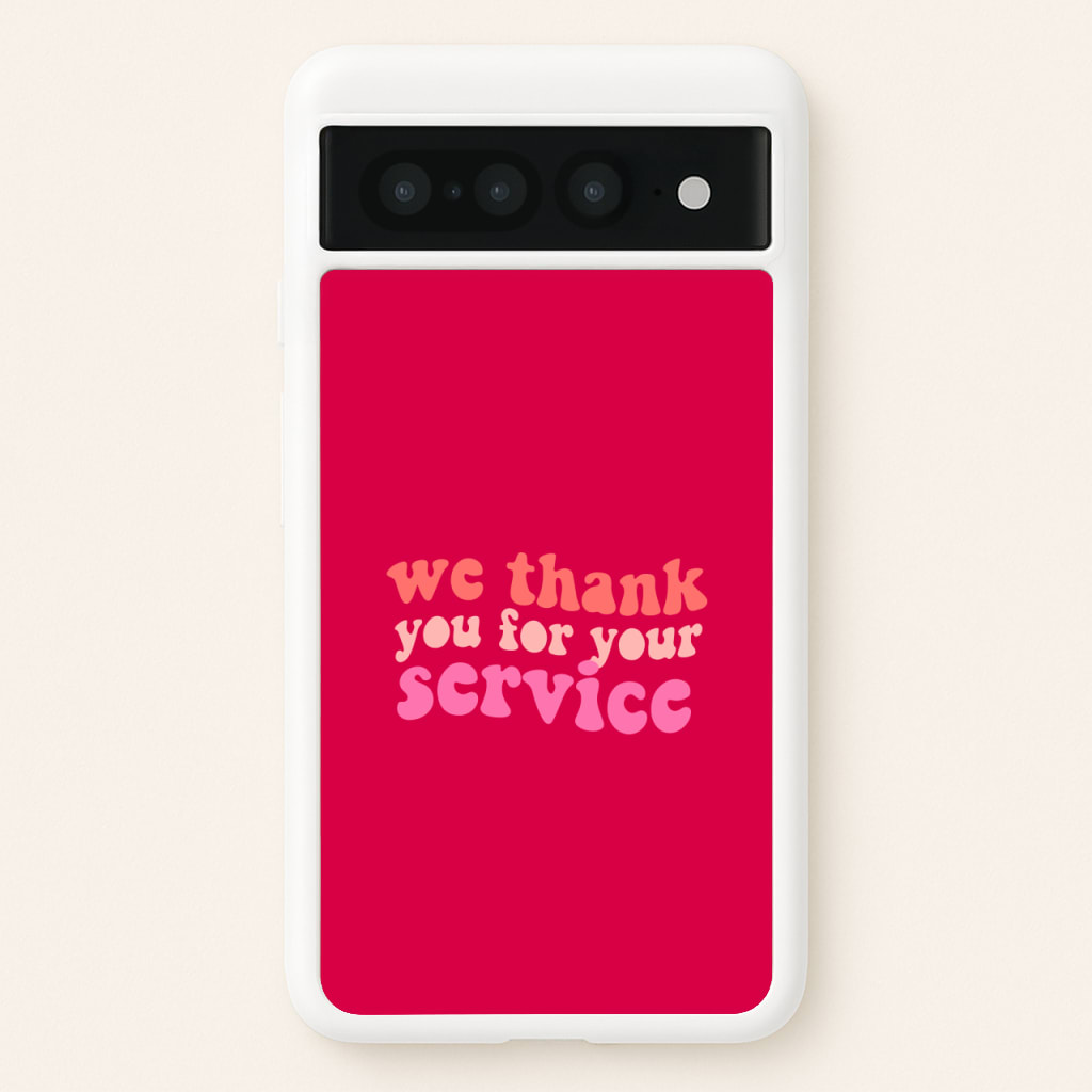 We Thank You For Your Service - Heart TV - Heartstopper Phone Case for Google Pixel 7 Pro