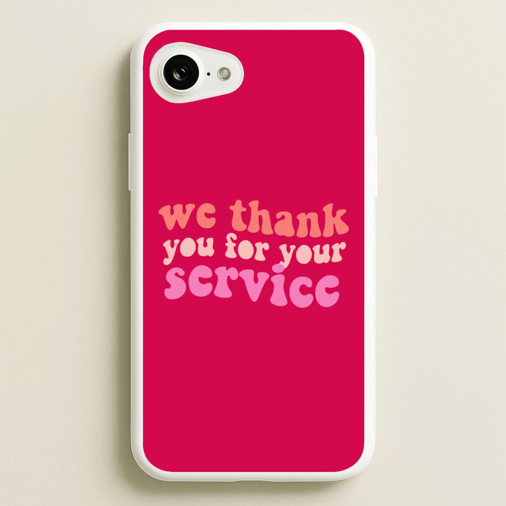 We Thank You For Your Service - Heart TV - Heartstopper Phone Case for iPhone 16e