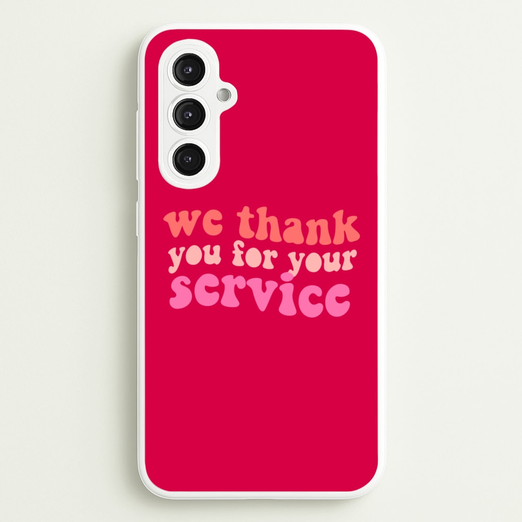 We Thank You For Your Service - Heart TV - Heartstopper Phone Case for Galaxy S23FE