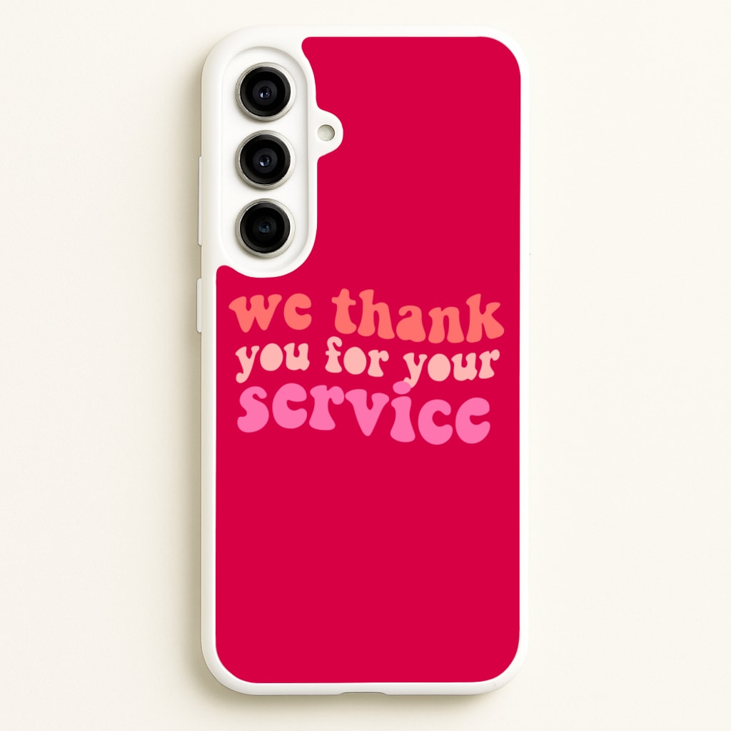 We Thank You For Your Service - Heart TV - Heartstopper Phone Case for Galaxy A56
