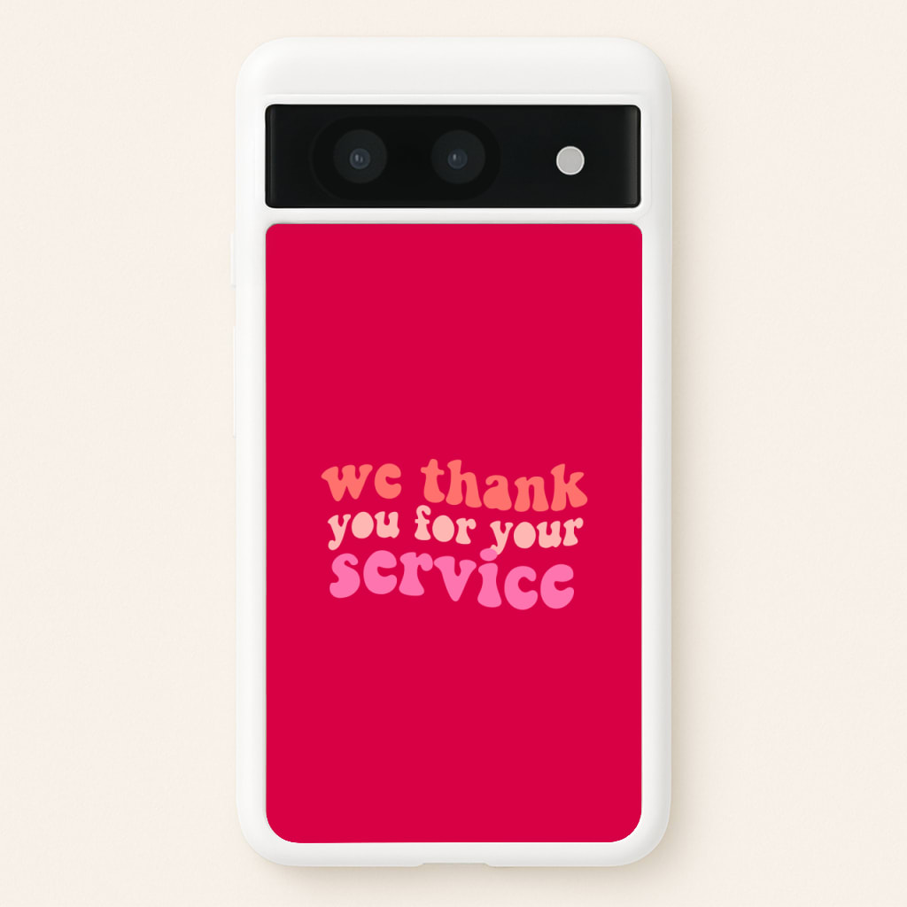 We Thank You For Your Service - Heart TV - Heartstopper Phone Case for Google Pixel 8a