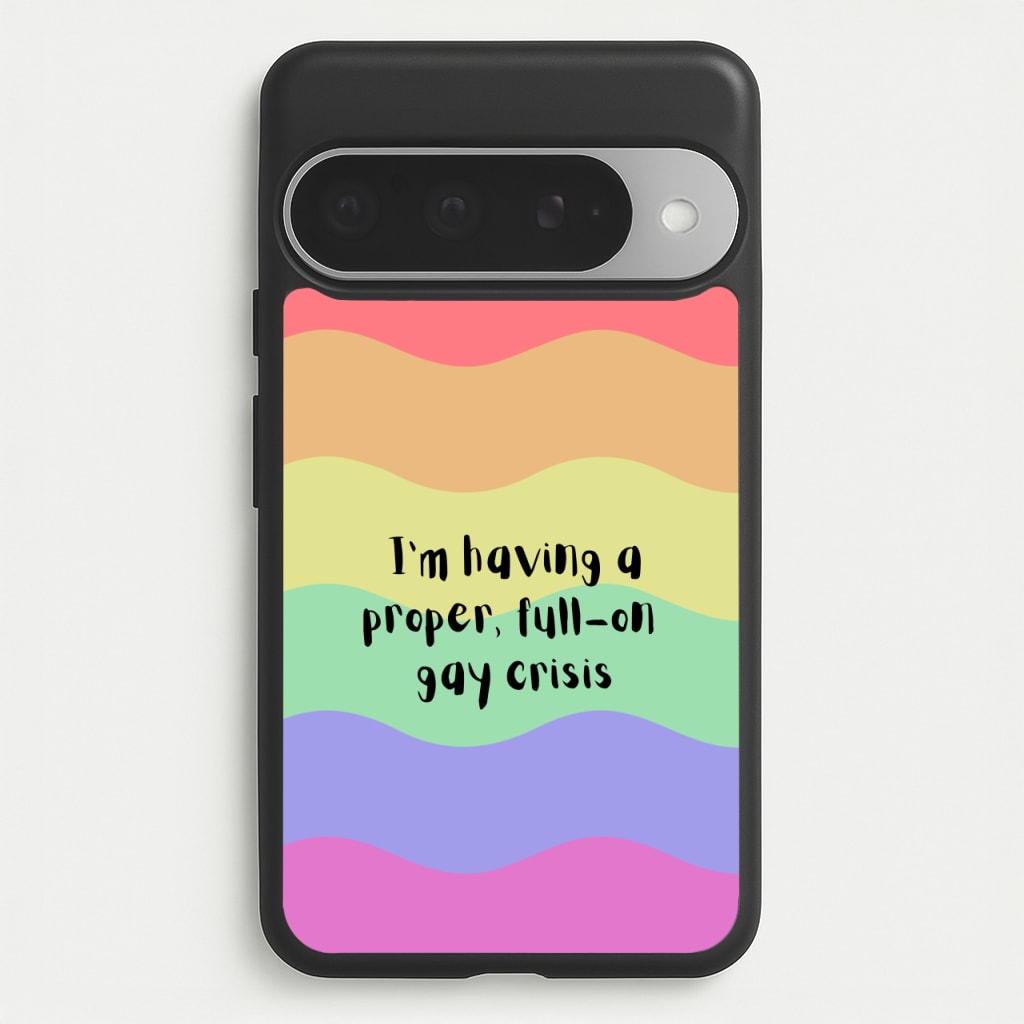 Gay Crisis - Heart TV Phone Case for Google Pixel 10 Pro XL