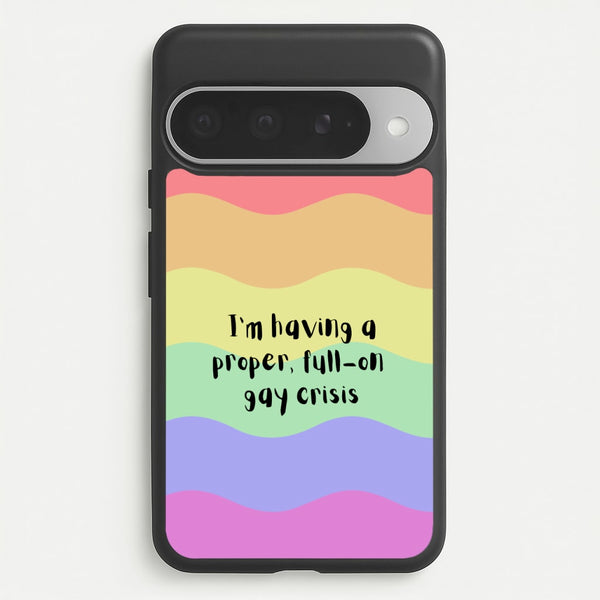 Gay Crisis - Heart TV Phone Case for Google Pixel 10 Pro XL