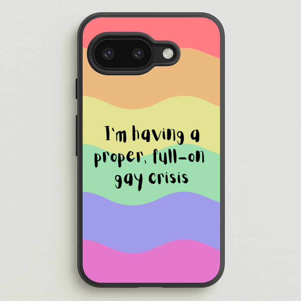 Gay Crisis - Heart TV - Heartstopper Phone Case for Google Pixel 9a