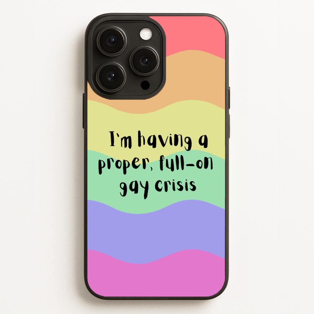 Gay Crisis - Heart TV - Heartstopper Phone Case for iPhone 12 Pro Max