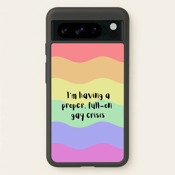 Gay Crisis - Heart TV - Heartstopper Phone Case for Google Pixel 8 Pro